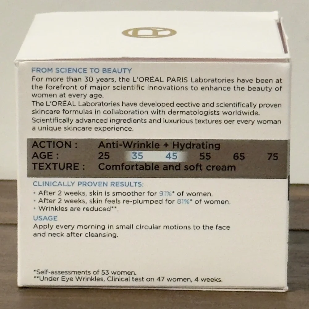 L'Oréal Paris Wrinkle Expert 35+ Collagen Day Cream Anti-Wrinkle 50ml 1.7oz NEW